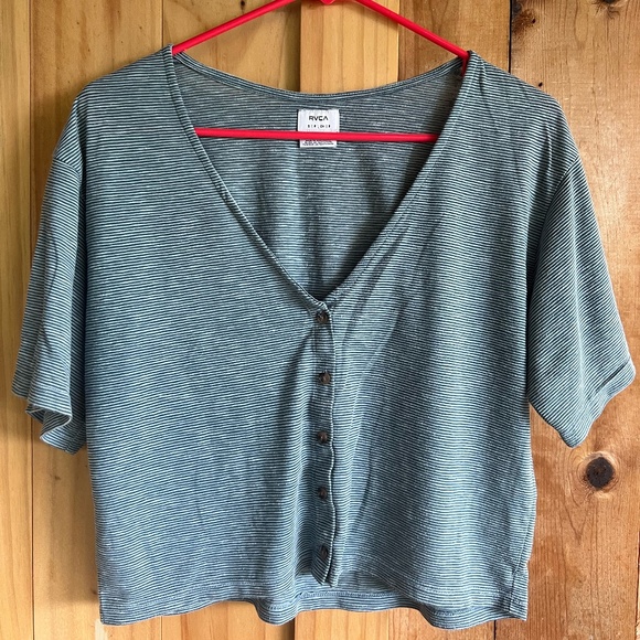RVCA Crop Tee - Picture 1 of 3